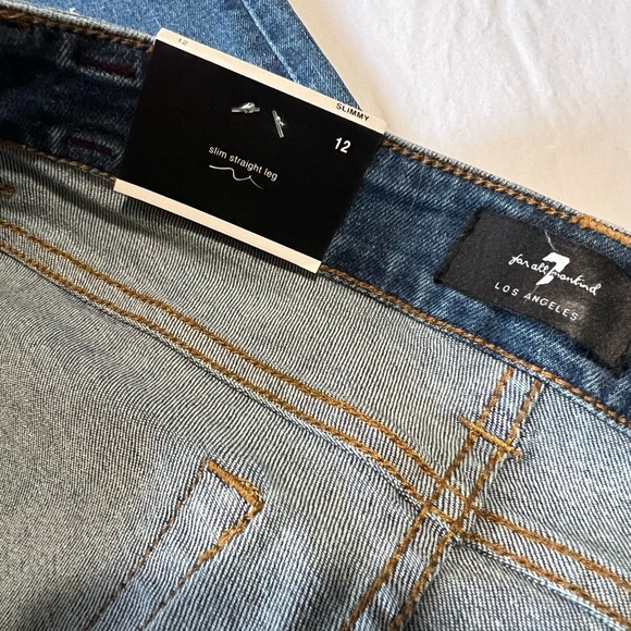 7 For All Mankind Stretch Denim Jeans NWT - Picture 6 of 7